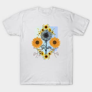 Little Aesthetic Sunflower T-Shirt